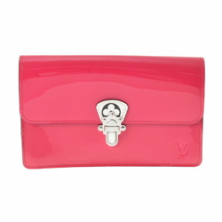 LOUIS VUITTON Louis Vuitton Monogram Portefeuille Cherry Wood BB Pink/White M67793 Women's Patent Leather Chain