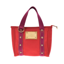 LOUIS VUITTON Louis Vuitton Antigua Hippo PM Red M40037 Women's Canvas Handbag