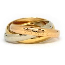 Cartier K18 trinity ring