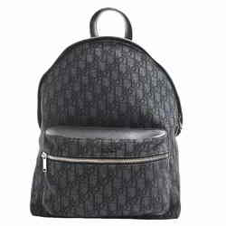 Christian Dior Trotter Canvas Backpack Rucksack Black