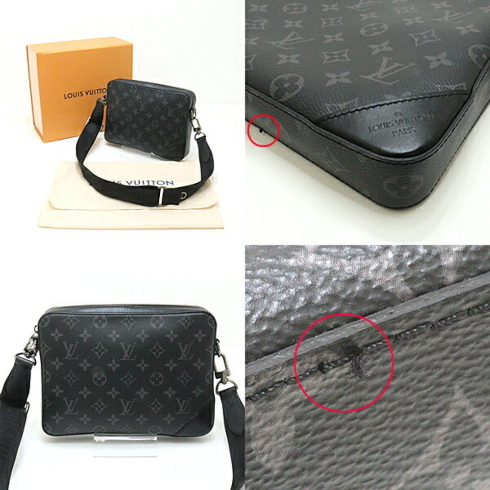  Louis Vuitton M69443 Men's Shoulder Bag, Monogram Black,  Gray, gray : Clothing, Shoes & Jewelry