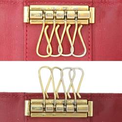 LOUIS VUITTON Multicle 4 consecutive key case Verni Pomme d'Amour M91976 holder