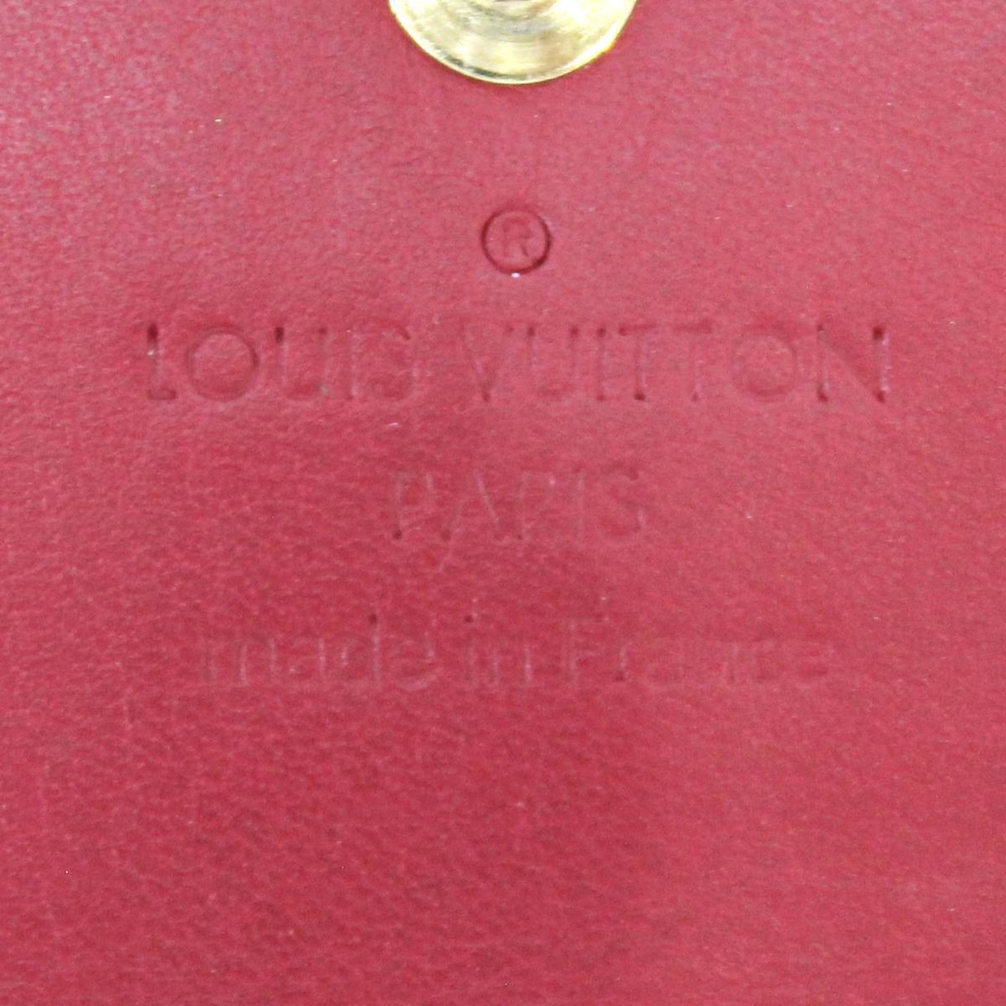 LOUIS VUITTON Multicle 4 consecutive key case Verni Pomme d'Amour M91976 holder