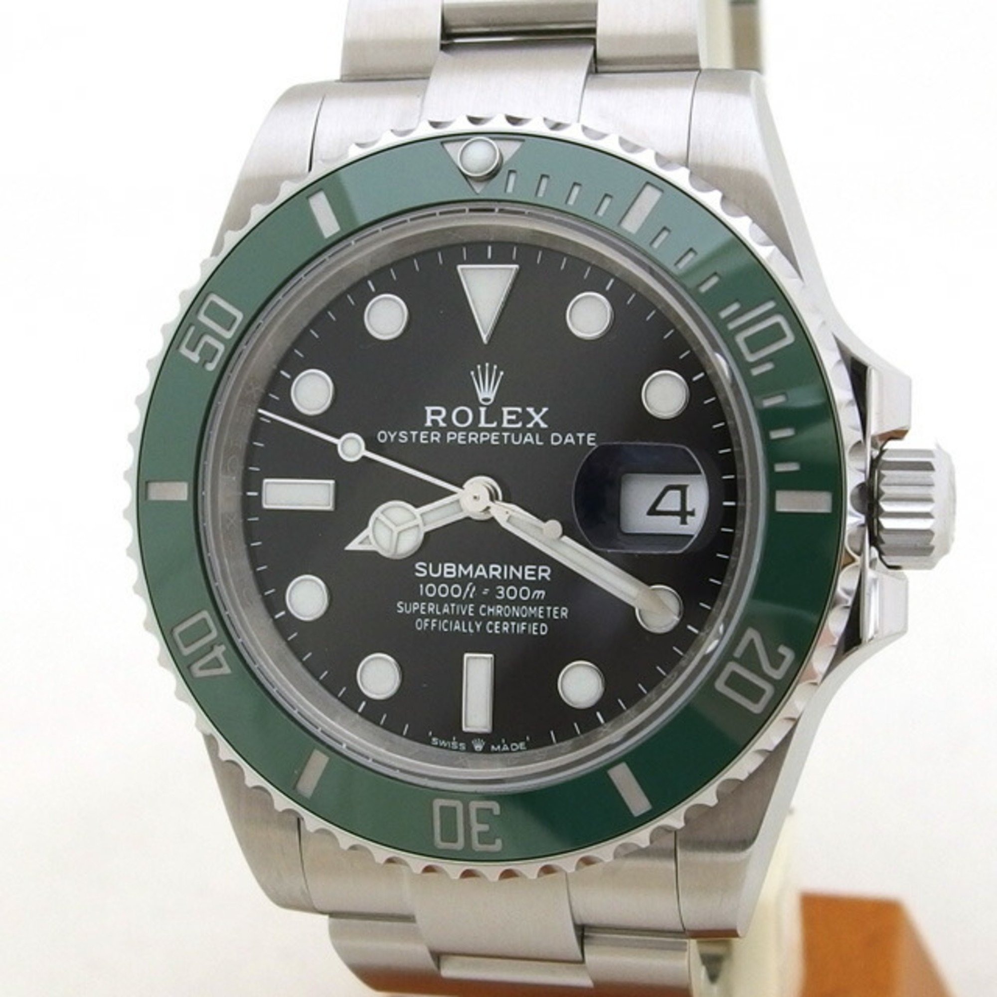 Rolex Submariner Date 126610LV green bezel black dial watch