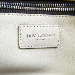 J&M Davidson Belle Men,Women Leather Handbag Beige