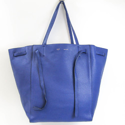 Celine Cabas Phantom Medium 174143TNI Women's Leather Tote Bag Blue
