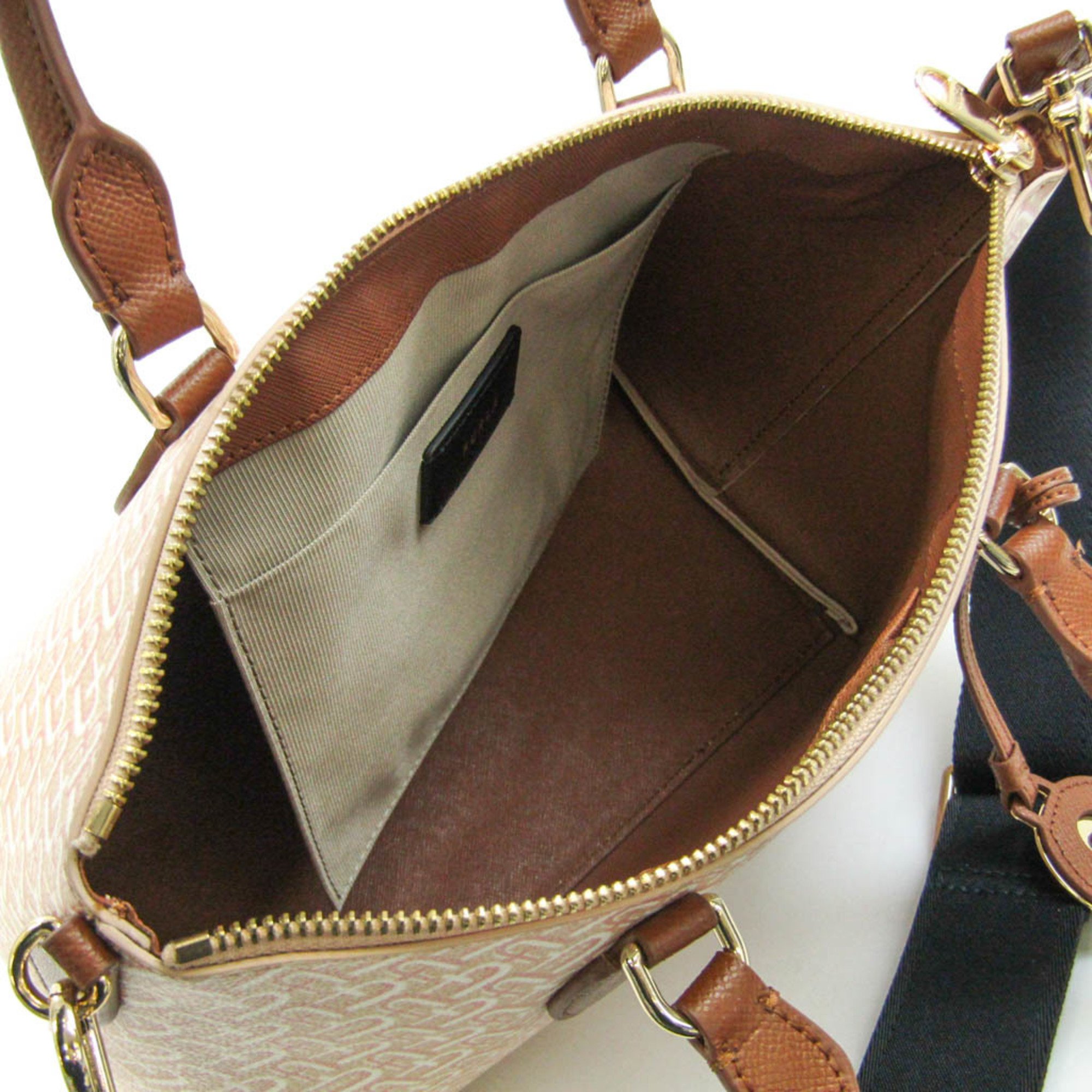 Furla Women's Leather Handbag,Shoulder Bag Brown,Pink,White
