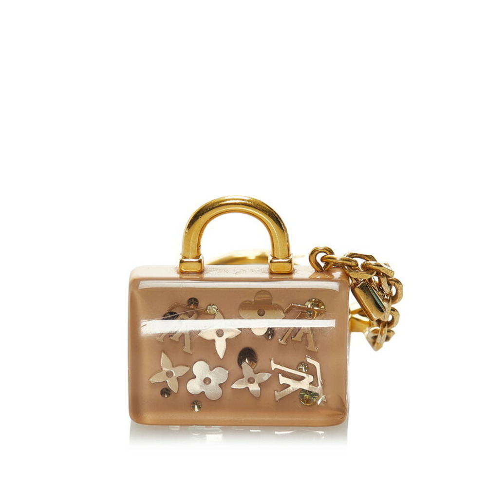 Louis Vuitton Monogram Portocre Speedy Unclosure Keychain M65320 Beige Gold  Plastic Plated Women's LOUIS VUITTON | eLADY Globazone