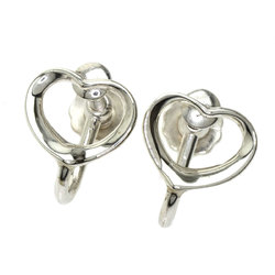 Tiffany open heart earrings silver ladies TIFFANY&Co.