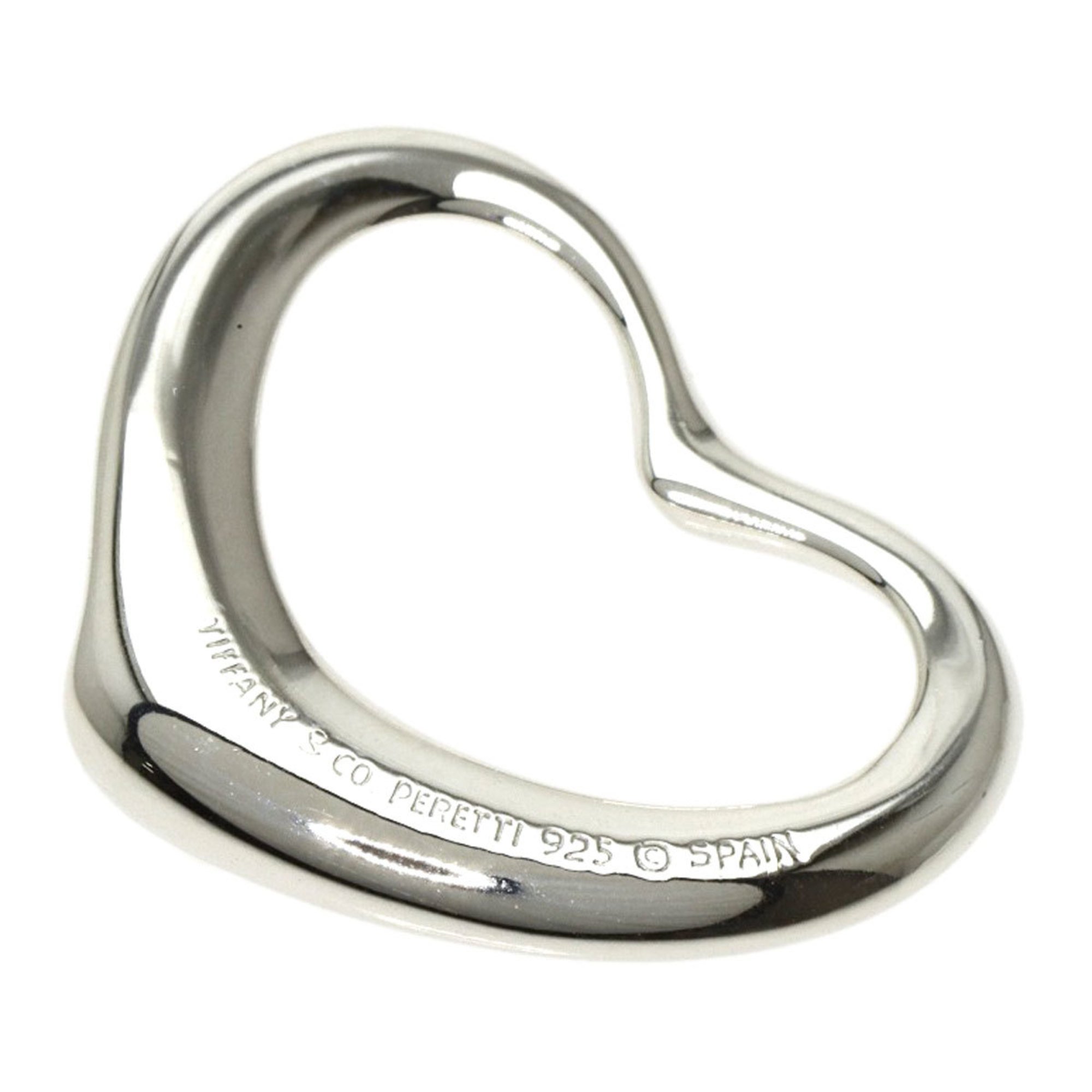 Tiffany open heart pendant top silver ladies TIFFANY&Co.