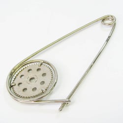 Loewe Mechanopin Metal Pin Brooch Silver