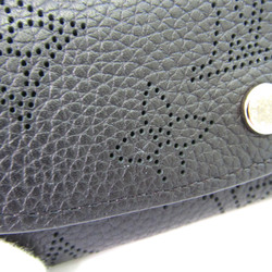Louis Vuitton Mahina Multicle 4 M64054 Women's Mahina Leather Key Case Noir