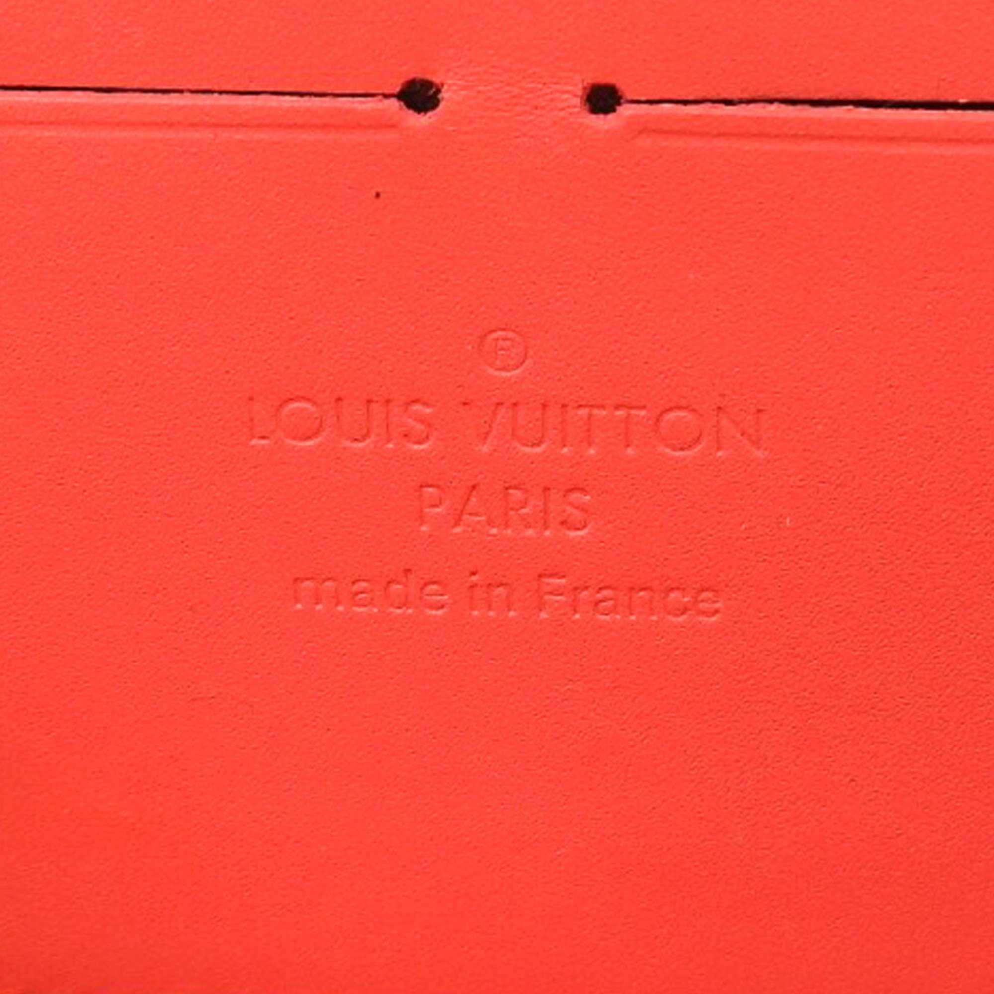 Louis Vuitton LOUIS VUITTON Vernis Zippy Wallet Round Zipper Long Rose Rich M93202