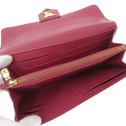 Louis Vuitton Women's Leather Long Wallet (bi-fold) Pink