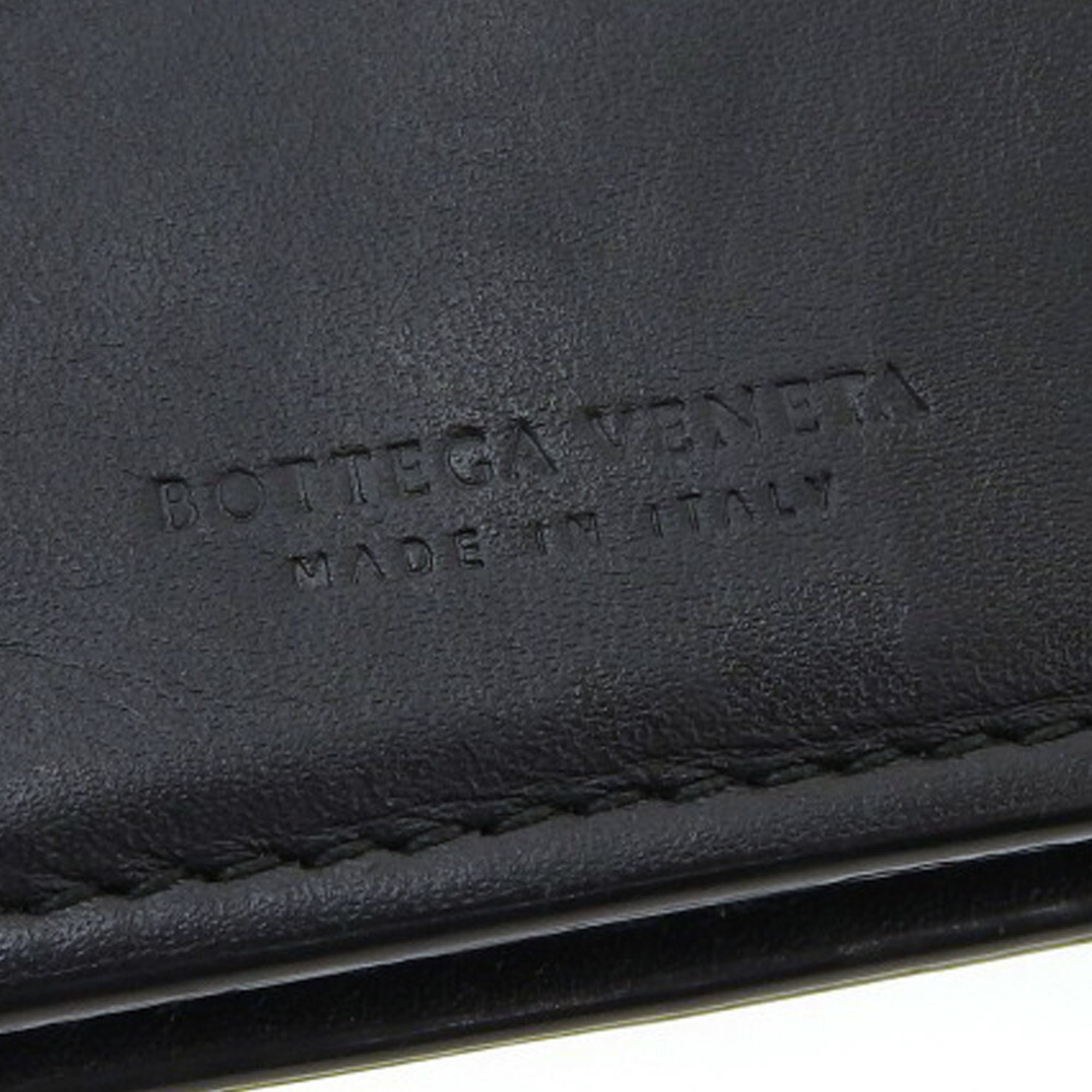 Bottega Veneta Intrecciato bi-fold long wallet leather black B054726640