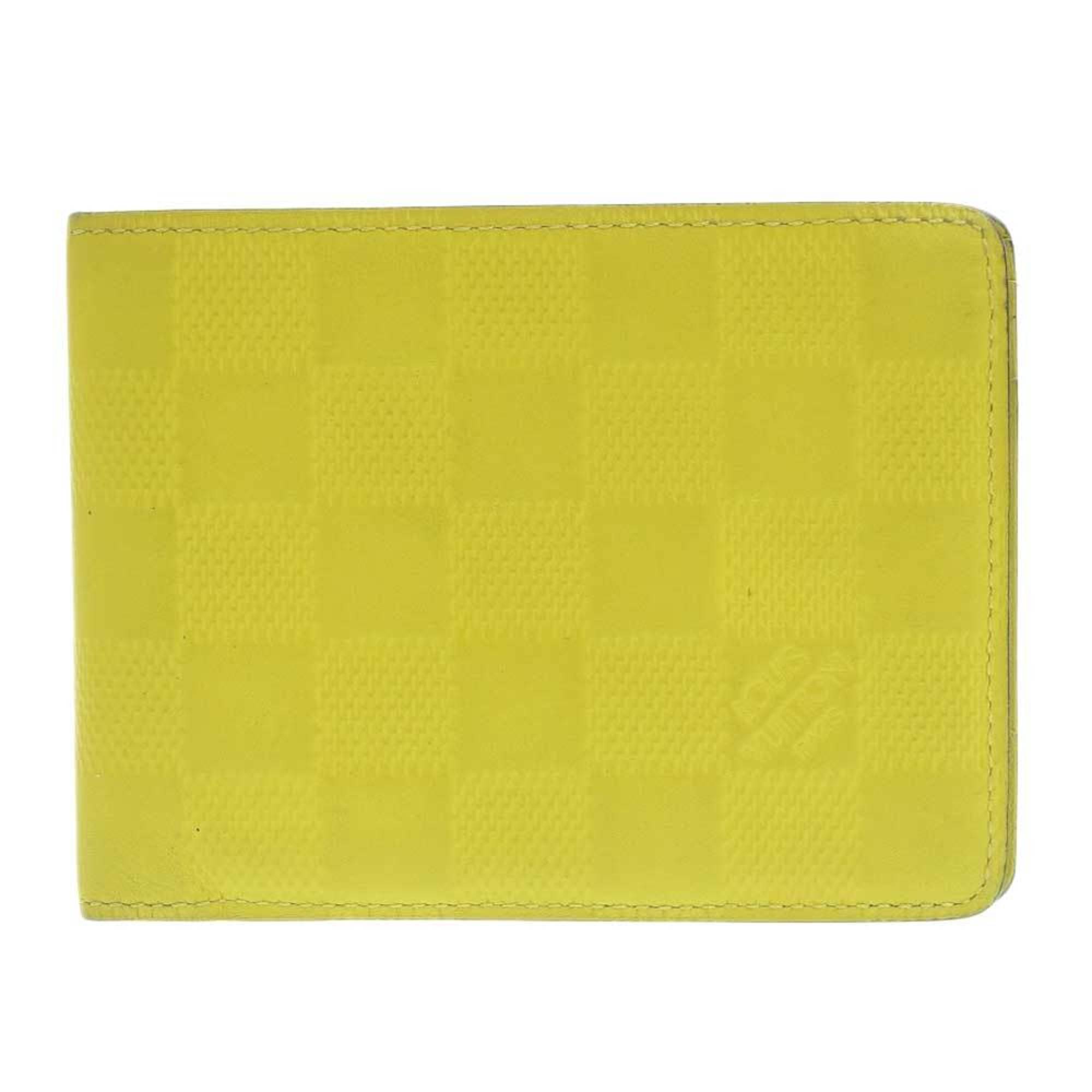 Louis Vuitton LOUIS VUITTON Damier Anfini Portefeuil Multiple Wallet Bifold N62232