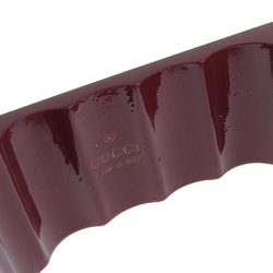 Gucci GUCCI bangle wine red M size □V carved seal
