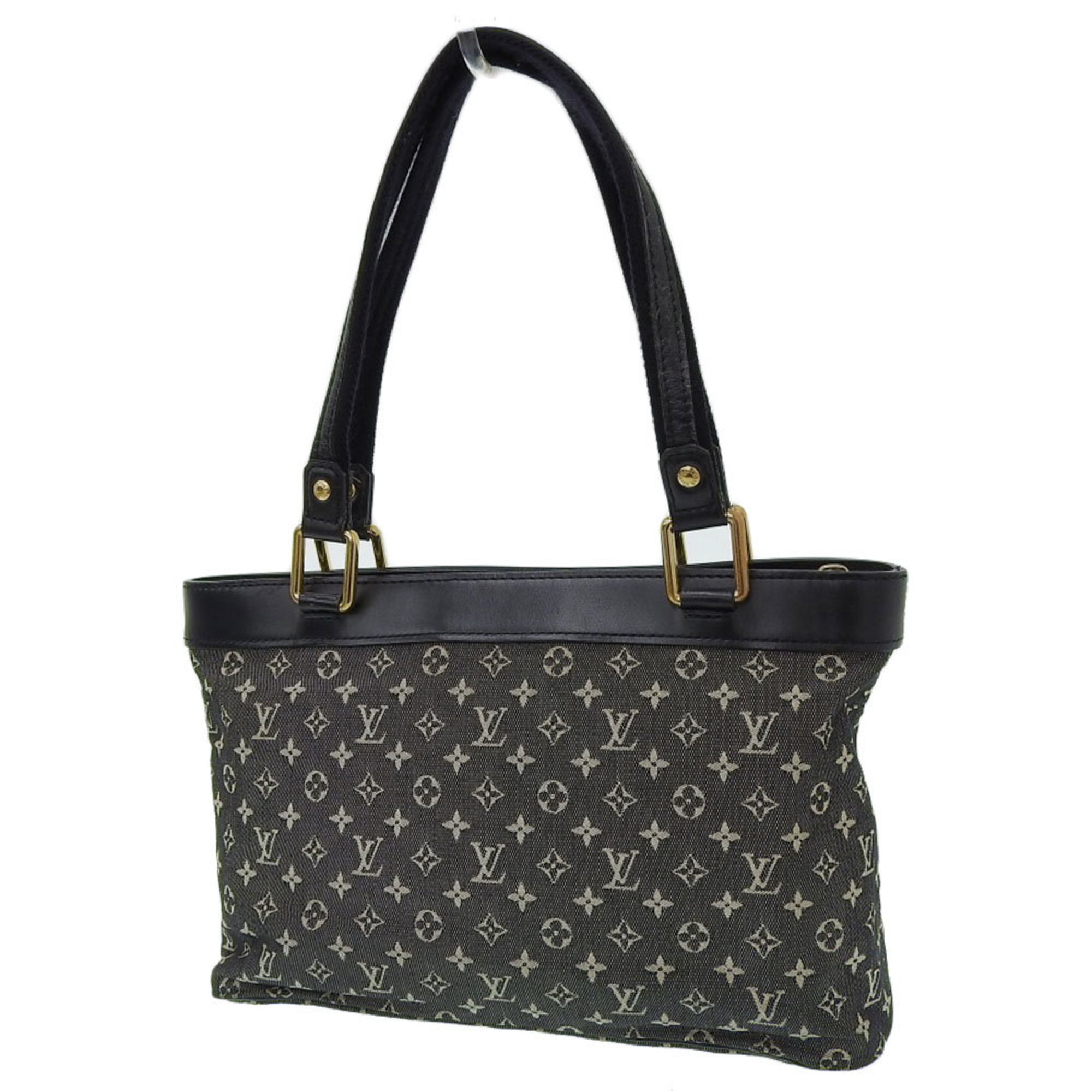 Louis Vuitton LOUIS VUITTON Monogram Mini Lucille PM Tote Bag Black M92610