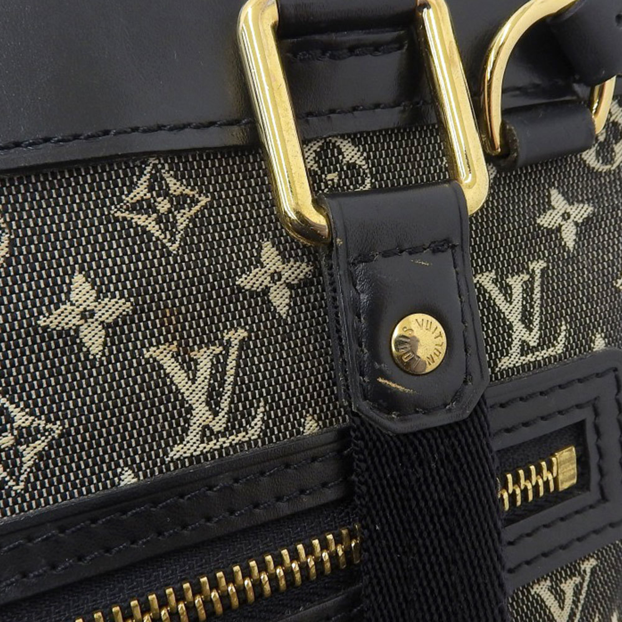 Louis Vuitton LOUIS VUITTON Monogram Mini Lucille PM Tote Bag Black M92610