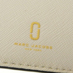 Marc Jacobs MARC JACOBS SNAP SHOT L-shaped zipper bi-fold wallet leather beige M0014281