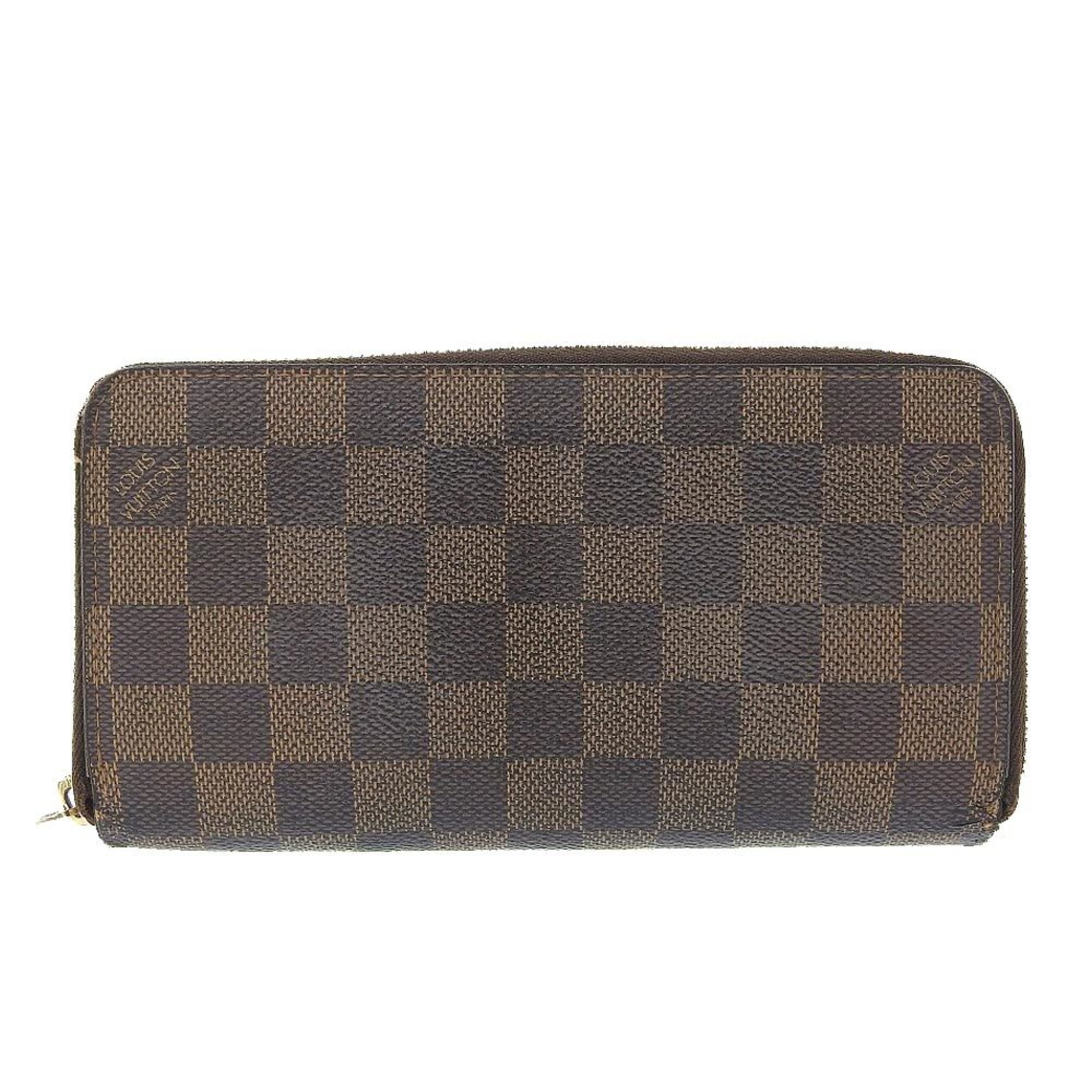 Louis Vuitton LOUIS VUITTON Damier Zippy Wallet Round Zipper Long N60015