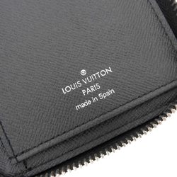 Louis Vuitton LOUIS VUITTON Taiga Zippy Wallet Vertical Round Zipper Long Noir M30503