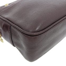 Louis Vuitton LOUIS VUITTON Taiga Calga Clutch Bag Second Akajou M30816