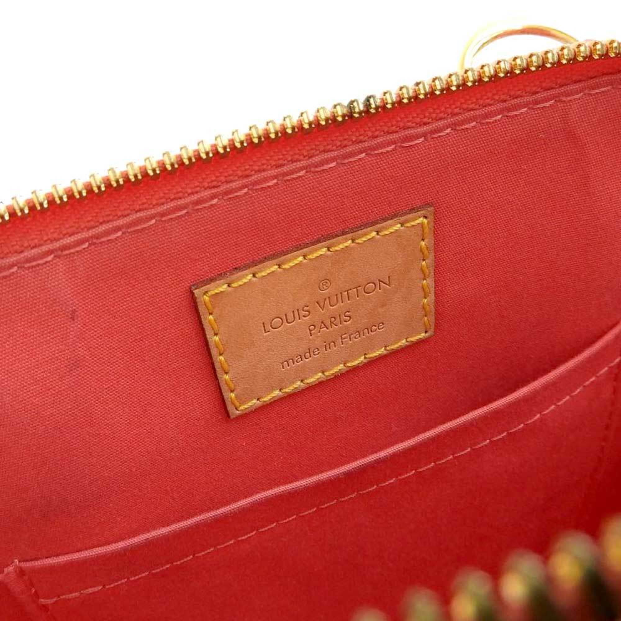 Louis Vuitton LOUIS VUITTON Monogram Verni Alma BB 2WAY Bag Rose Rich M90259