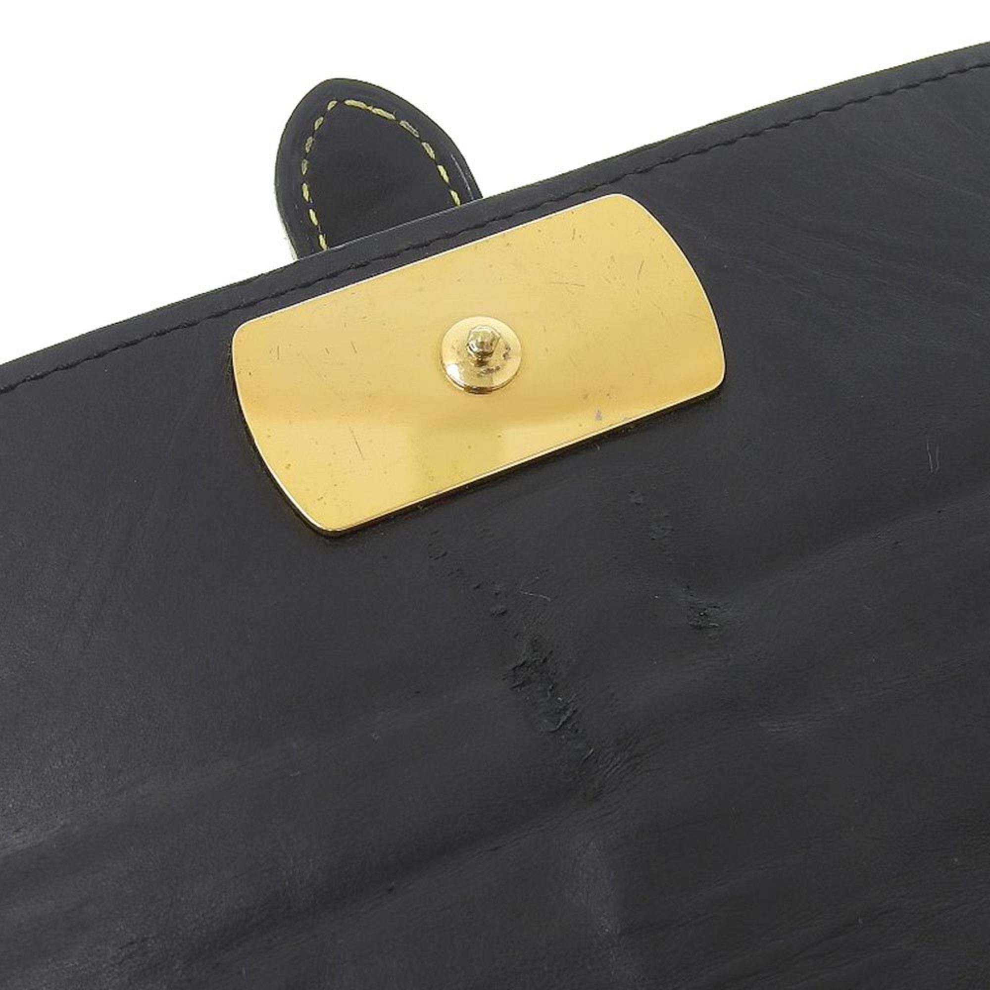 Louis Vuitton LOUIS VUITTON Suhari Portefeuille Favori Long wallet with hook Noir M95645