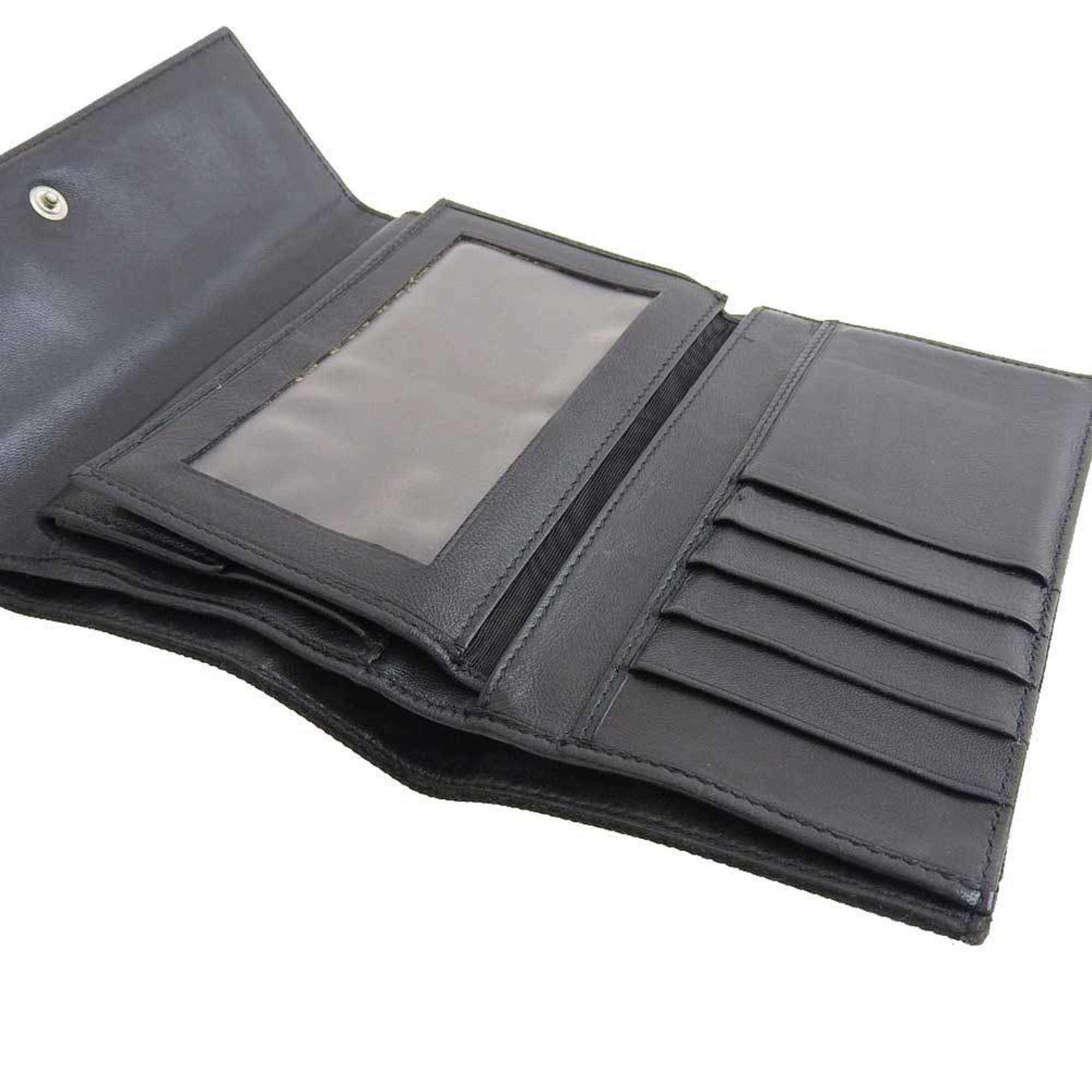 Fendi FENDI logo tri-fold wallet black