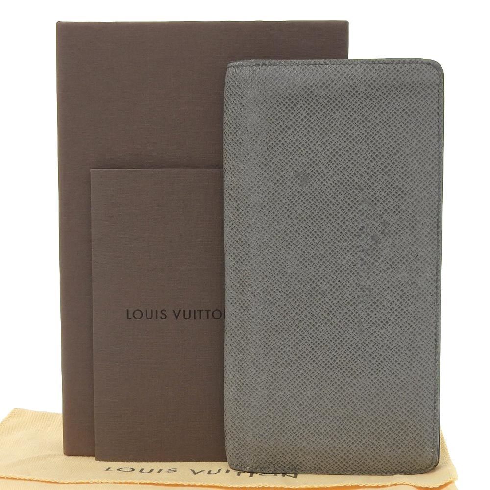Louis Vuitton M32653 Portefeuille Brother Long Wallet Taiga Leather Men's  LOUIS VUITTON