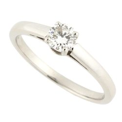 Bvlgari BVLGARI glyph solitaire marriage ring engagement Pt950 diamond 8.5