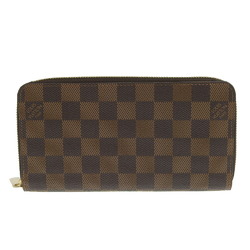 Louis Vuitton LOUIS VUITTON Damier Zippy Wallet Round Zipper Long Rose Ballerine N60046