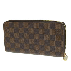 Louis Vuitton LOUIS VUITTON Damier Zippy Wallet Round Zipper Long Rose Ballerine N60046