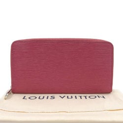 Louis Vuitton LOUIS VUITTON Epi Zippy Wallet Round Zipper Long Fuchsia Red M61858