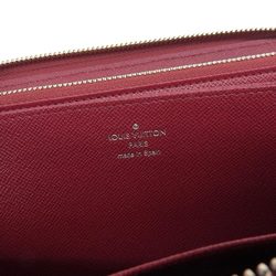 Louis Vuitton LOUIS VUITTON Epi Zippy Wallet Round Zipper Long Fuchsia Red M61858