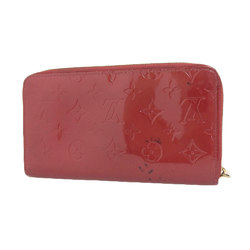 Louis Vuitton LOUIS VUITTON Monogram Vernis Zippy Organizer Round Zipper Long Wallet Pomme D'Amour M93611