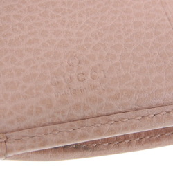 Gucci GUCCI GG Marmont Logo L-shaped Zipper Compact Folding Wallet Pink 644407 534563