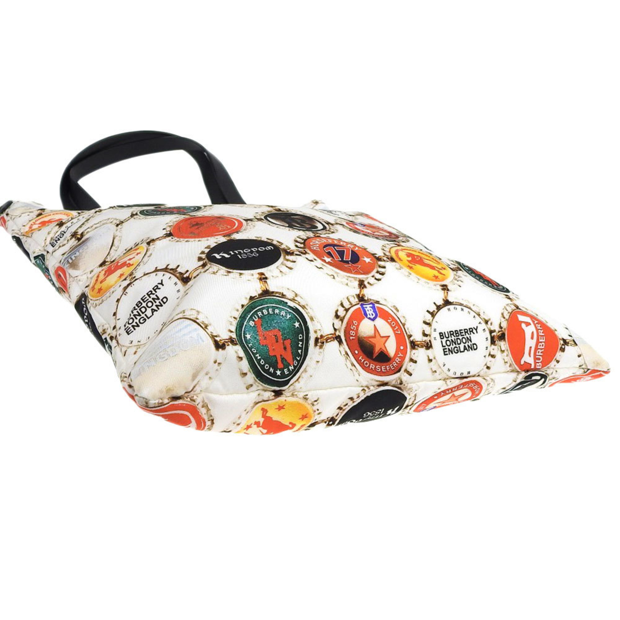 Burberry BURBERRY bottle cap pattern tote bag handbag nylon multicolor 8022365