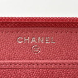 Chanel Wallet CHANEL Long Wallet/Round Rose CC Mark/Coco Button