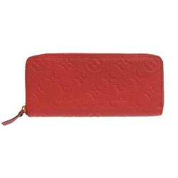 Louis Vuitton Portefeuille Lock Mini M67858 Women's Calf Leather Wallet  (tri-fold) Hot Pink