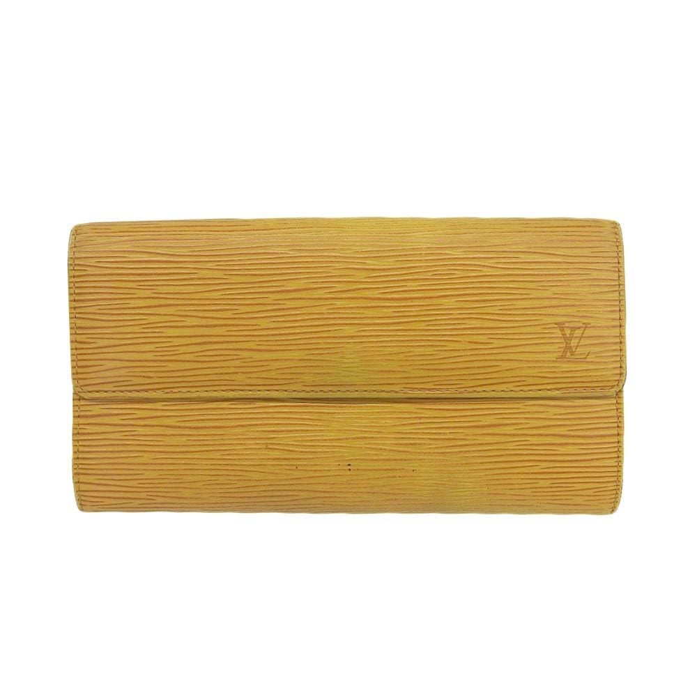 Louis Vuitton Epi Wallet in Yellow
