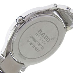 Rado RADO Florence men's quartz battery watch black dial 115 3777 4