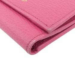 Gucci GUCCI swing trifold wallet pink 368234