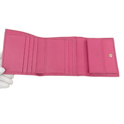 Gucci GUCCI swing trifold wallet pink 368234