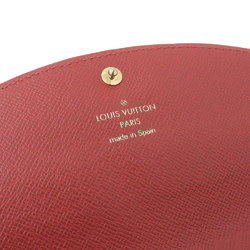 Louis Vuitton LOUIS VUITTON Damier Portefeuille Kaisa long wallet with hook Cerise red M61221