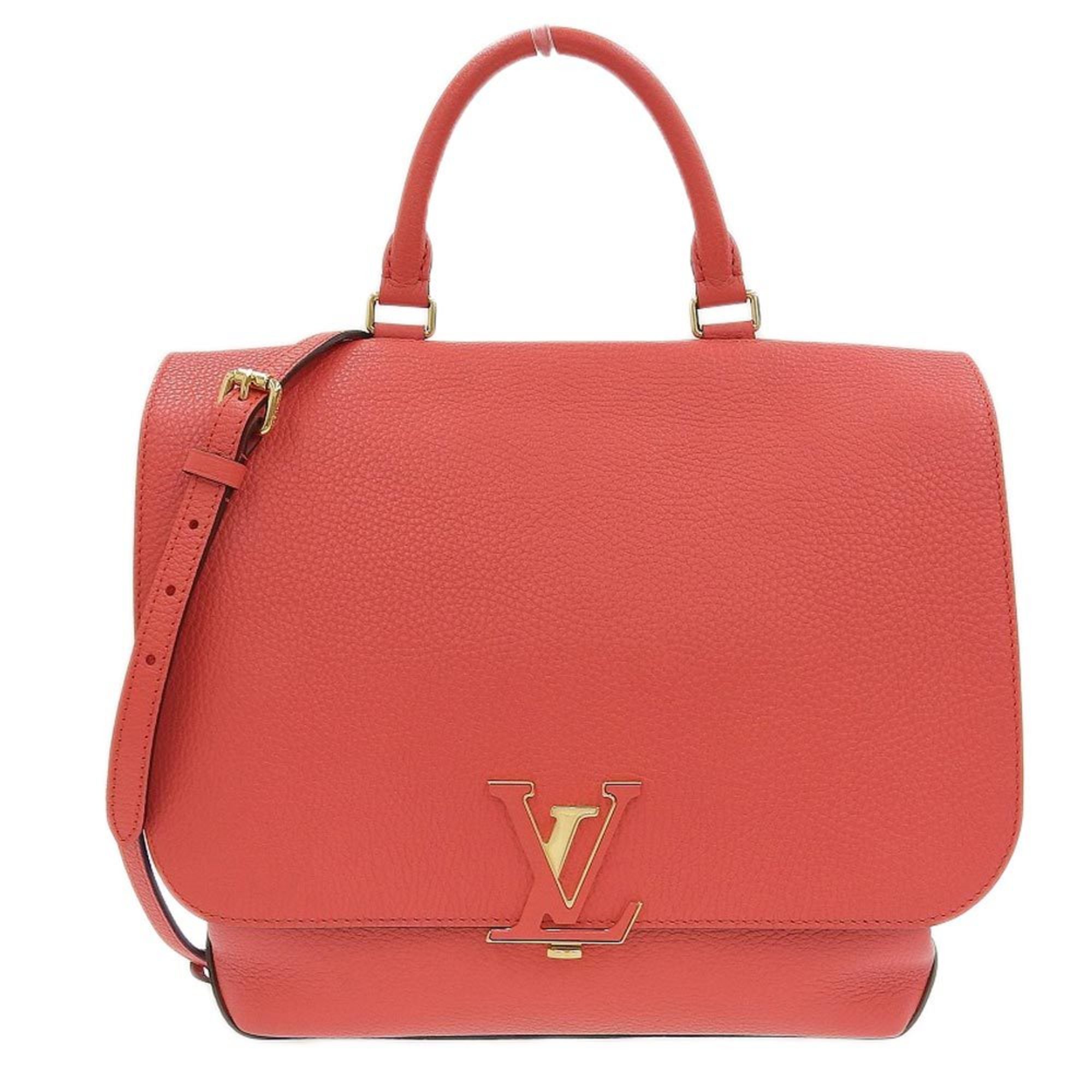 Louis Vuitton LOUIS VUITTON Parnacea Volta Verta Handbag 2WAY Bag Taurillon Leather Pink M51138