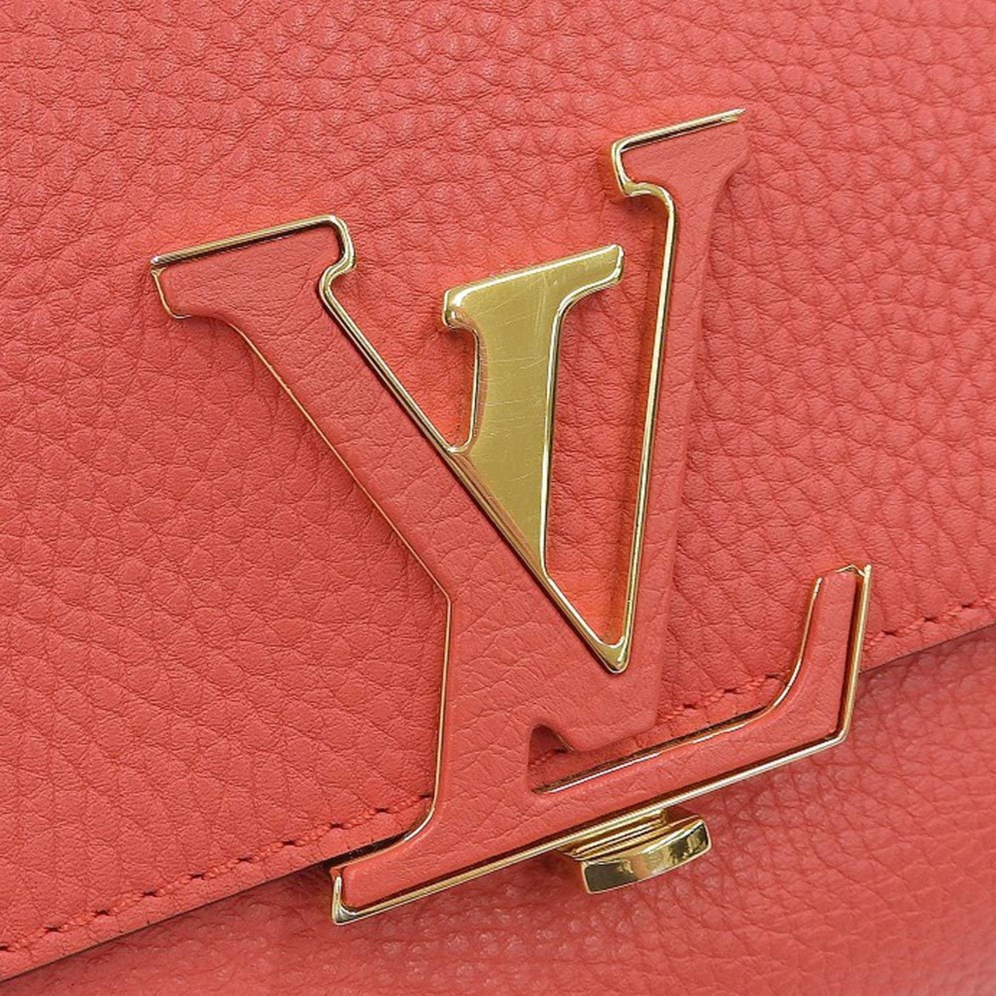 Louis Vuitton LOUIS VUITTON Parnacea Volta Verta Handbag 2WAY Bag Taurillon Leather Pink M51138