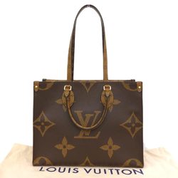 Louis Vuitton LOUIS VUITTON Monogram Giant Reverse On The Go MM 2WAY Bag Discontinued Model M45039