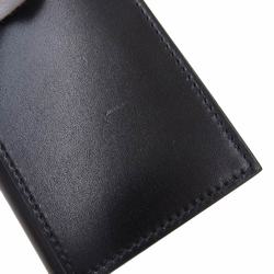 Salvatore Ferragamo coin purse case leather black 66 5019 12
